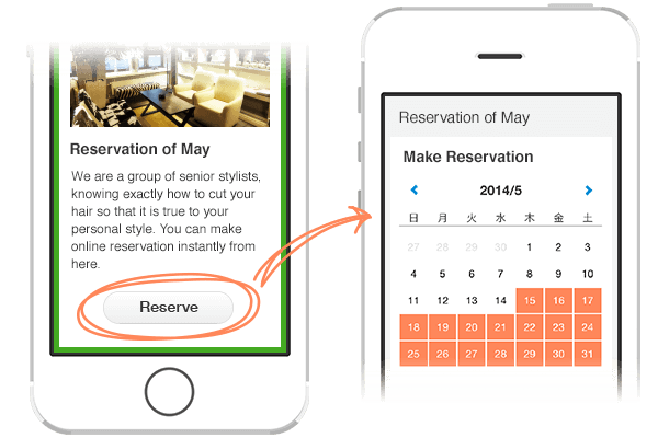 Booking button en